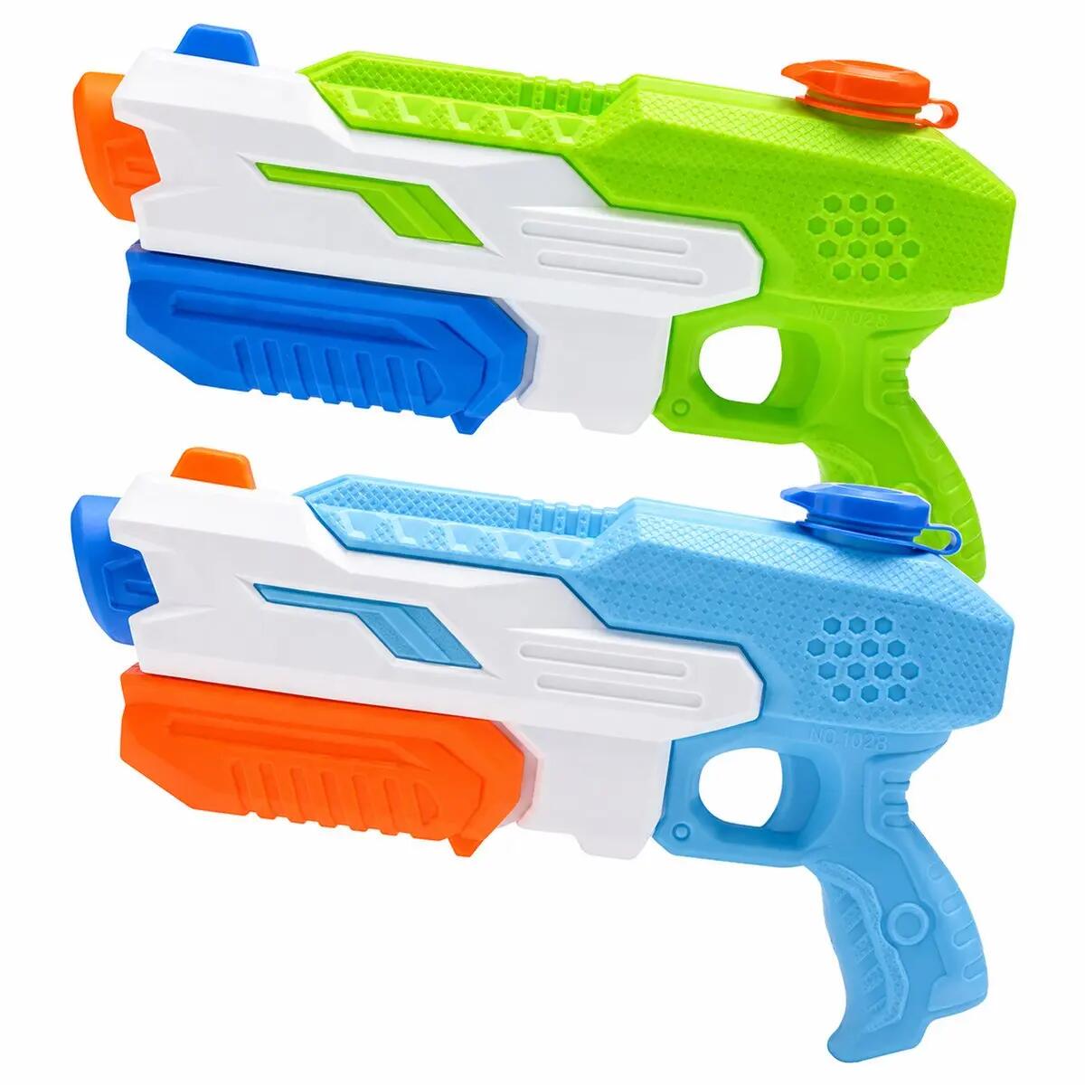 Pistol cu apă – set de 2 – rezervor 600 ml – rază 8 m
