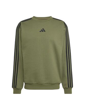 Sweatshirts en polaire pour hommes Adidas Essentials Vert.