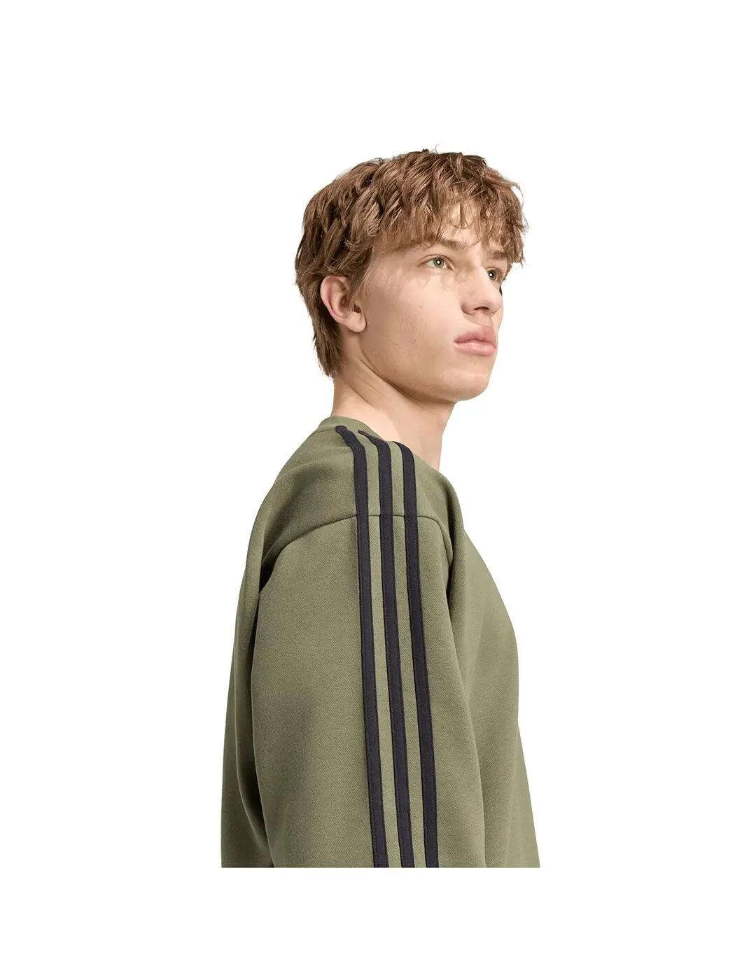 Sweatshirts en polaire pour hommes Adidas Essentials Vert. 5/5
