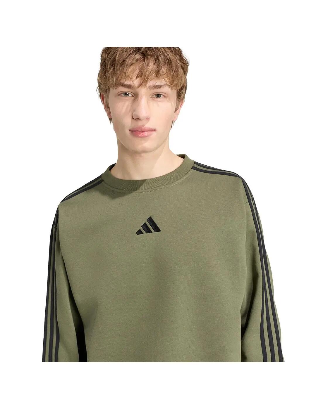Sweatshirts en polaire pour hommes Adidas Essentials Vert. 4/5