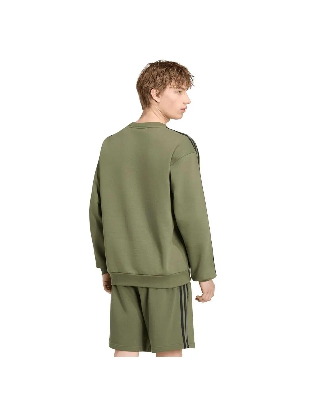 Sweatshirts en polaire pour hommes Adidas Essentials Vert. 3/5
