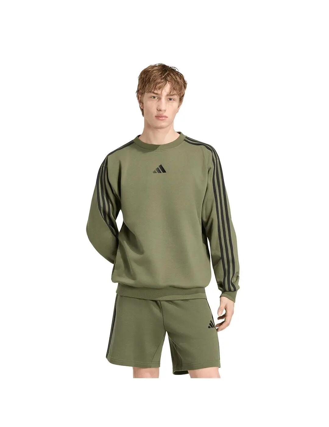 Sweatshirts en polaire pour hommes Adidas Essentials Vert. 2/5