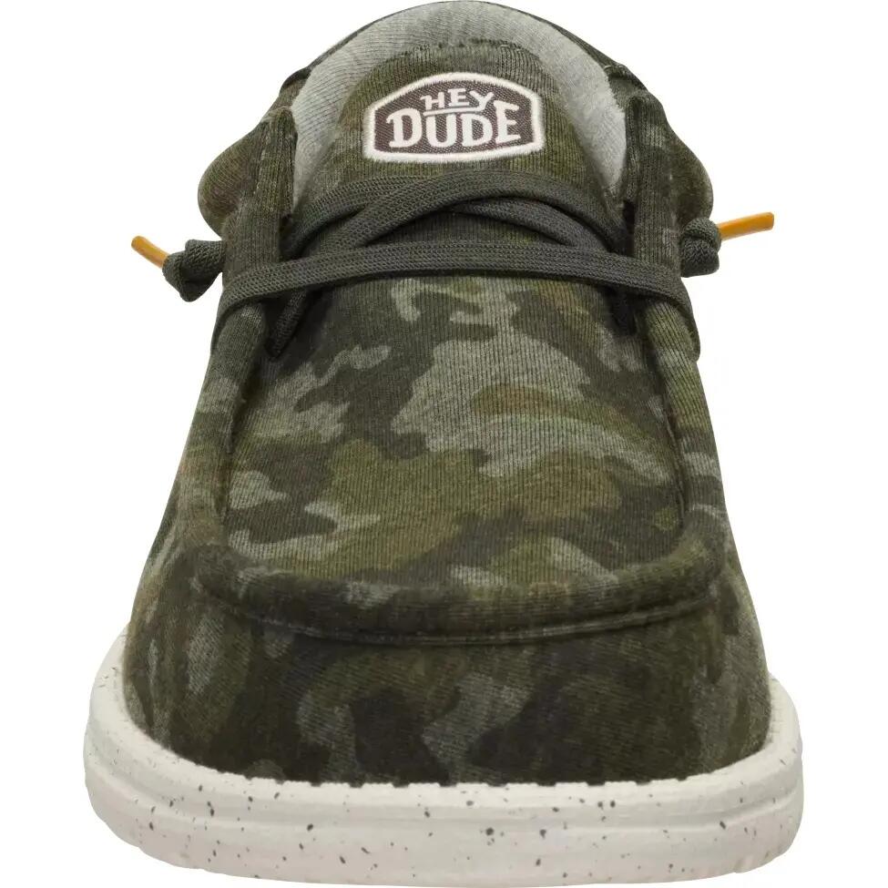 HeyDude Męskie Mokasyny Wally Stretch Jersey Camo 3/6