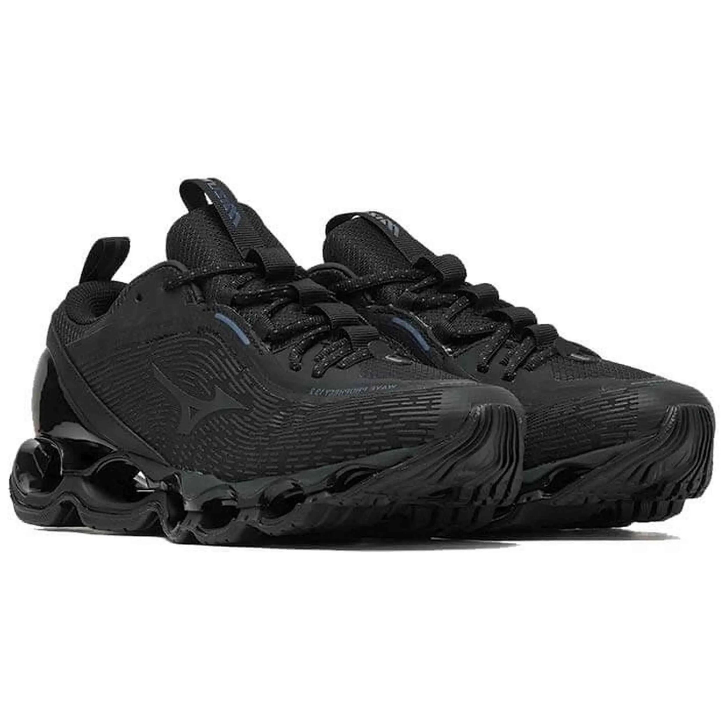 Scarpe Mizuno Wave Prophecy 13.2 Nero/Iron Gate 3/4