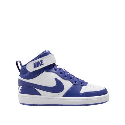 Nike court borough mid 2 wit/diep nacht