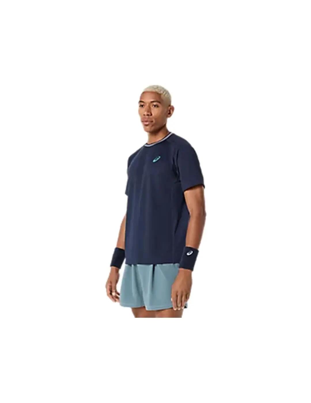 Camiseta para Hombre Asics Game Marino 3/4