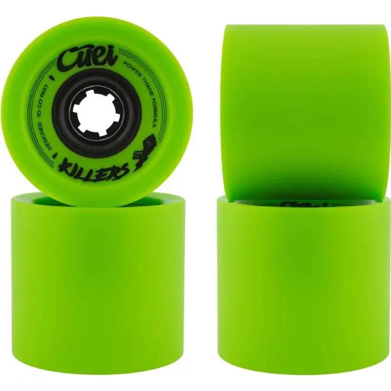 CUEI Roues KILLERS 74mm/77A Green Black [x4] 2/3