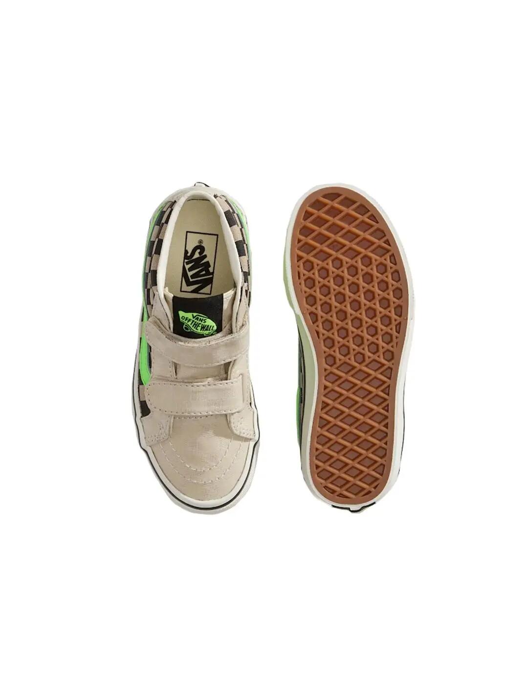 Chaussures pour enfant Vans Sk8-mid Gris. 4/6