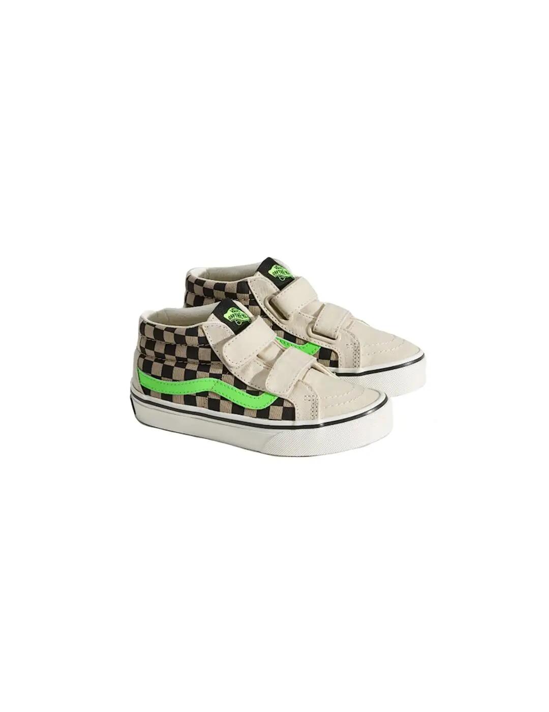 Chaussures pour enfant Vans Sk8-mid Gris. 3/6