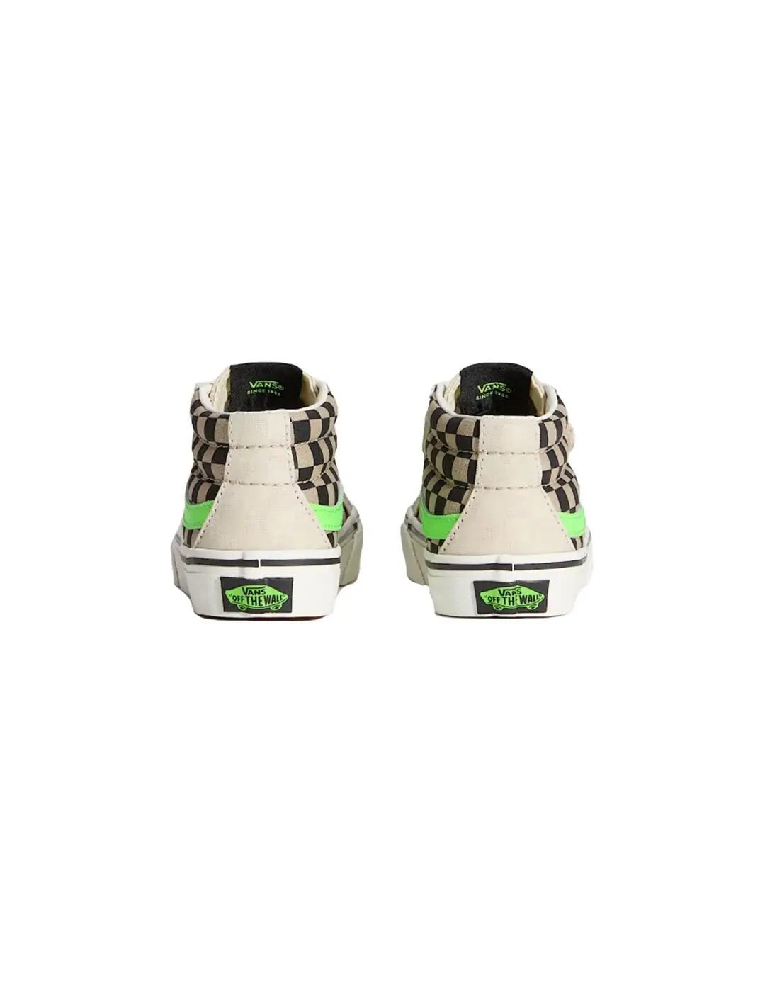 Chaussures pour enfant Vans Sk8-mid Gris. 2/6