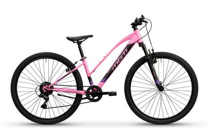 Rower Górski MTB Dziecięcy DISTRICT 26" Amortyzacja 7 biegów Shimano Różowy