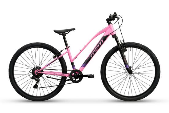 Rower Górski MTB Dziecięcy DISTRICT 26" Amortyzacja 7 biegów Shimano Różowy