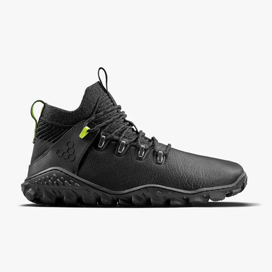Chaussures pieds nus - Randonnée en montagne - Femmes - Wild Hide - Noir/Lime