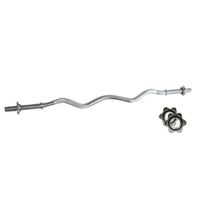TOORX Bilanciere Curl 120 cm Ø25 mm | Impugnatura Antiscivolo | Max 130 kg