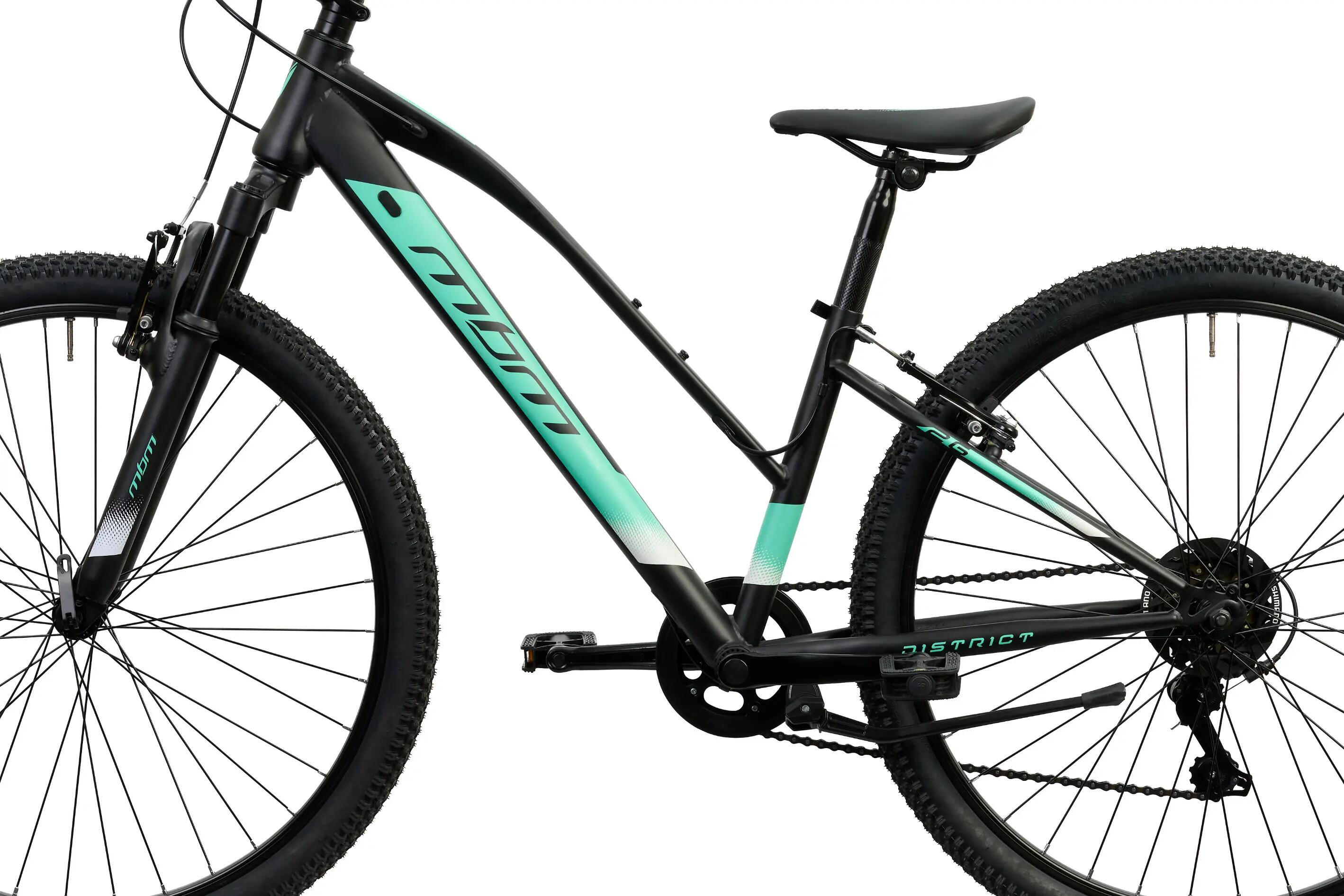 Rower Górski MTB Dziecięcy DISTRICT 26" Amortyzacja 7 biegów Shimano Niska Rama 3/6