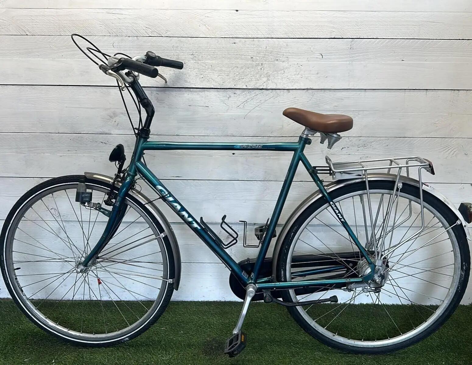 Second Life - Gereviseerd Giant stadsfiets bike, groen 2/2