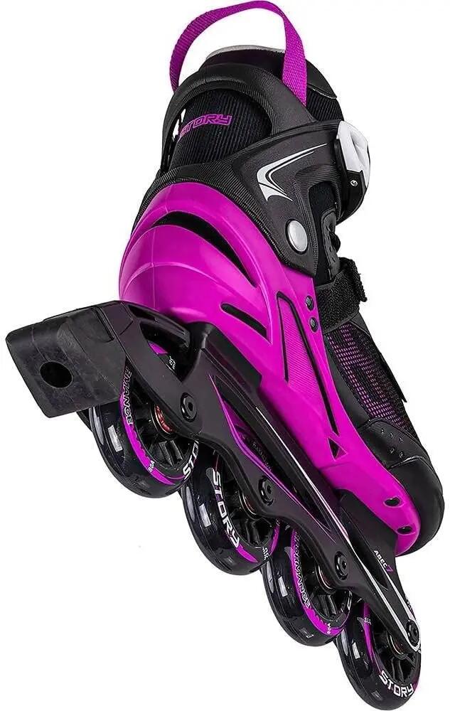 Skeelers - Inline fitness - Unisex - Comfortabel, duurzaam - Twilight - Paars 5/7