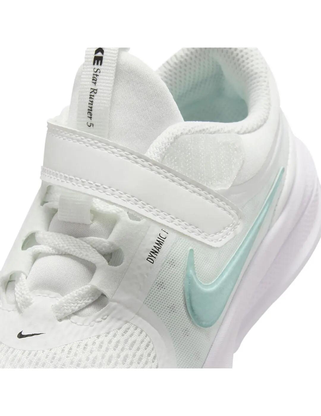 Tênis para Menina Nike Star runner Branco. 3/7
