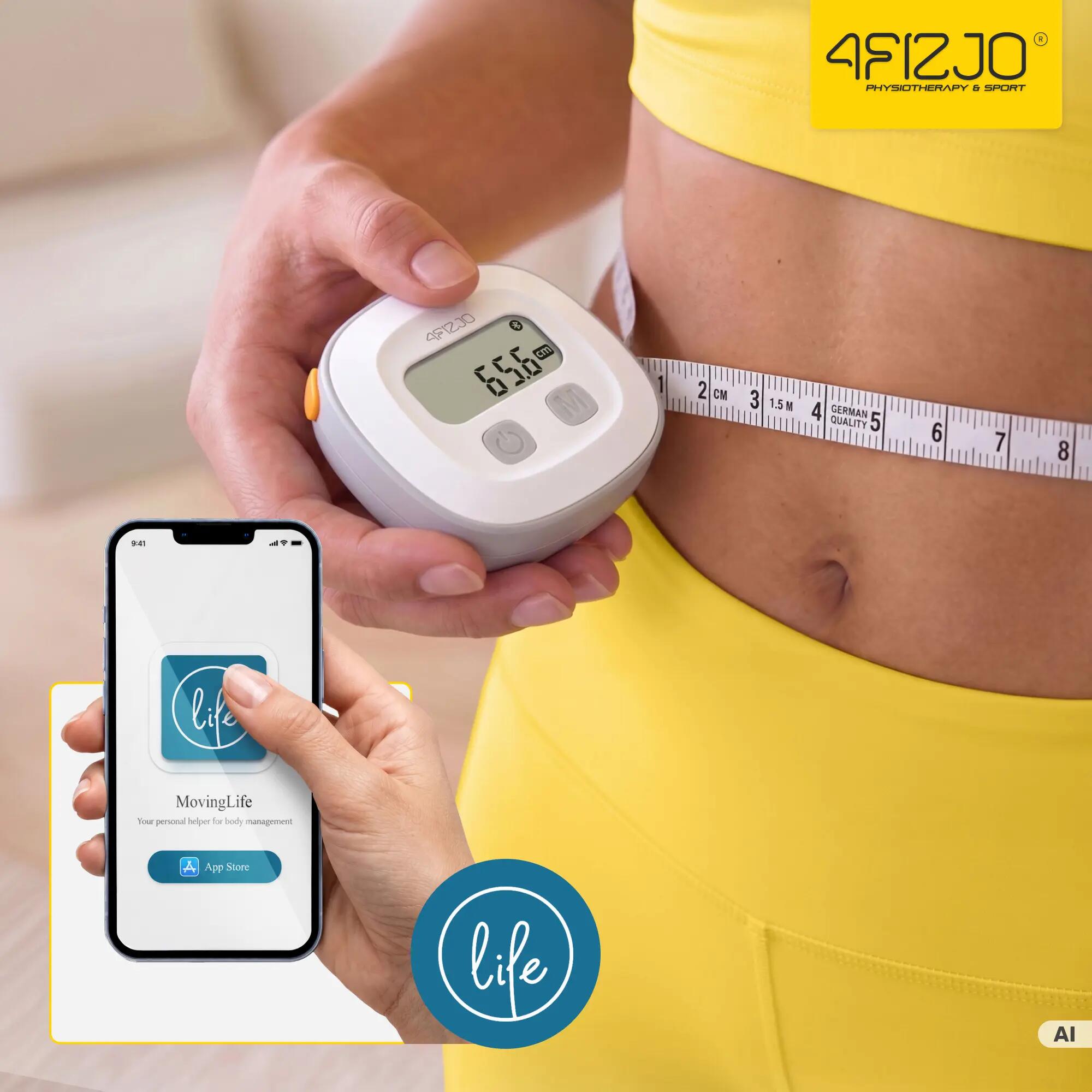 Inteligentny centymetr cyfrowy z Bluetooth 4FIZJO SmartMetrics 5/14