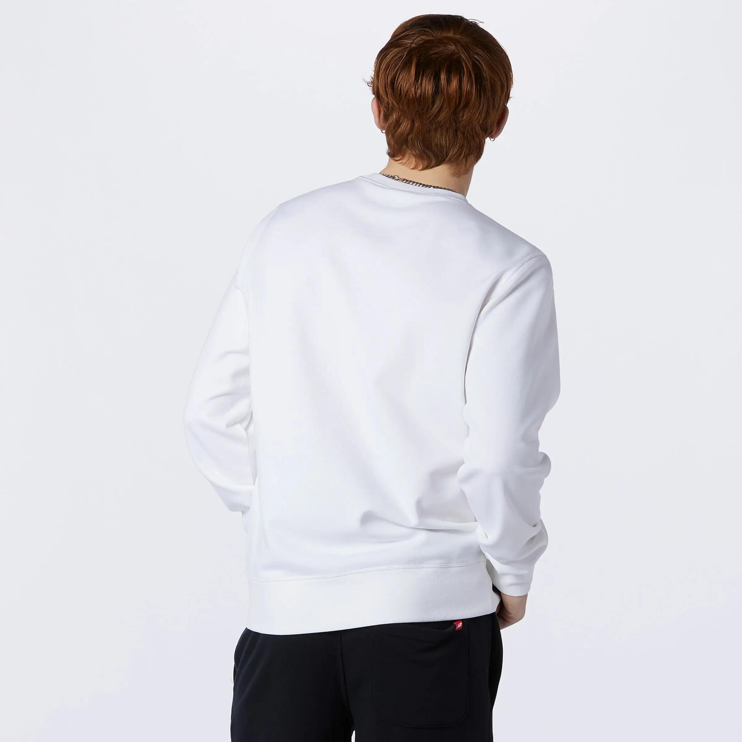 Sudadera New Balance essentials stacked logo crew 3/5