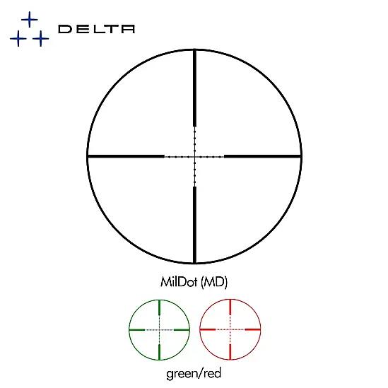 Ottica Delta Optical Entry 3-9x40 (1") AO SFP MilDot IR 4/5