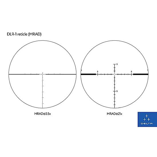 Lunette de tir Delta Optical Stryker HD 3.5-21X44 FFP (DLR-1) 5/6