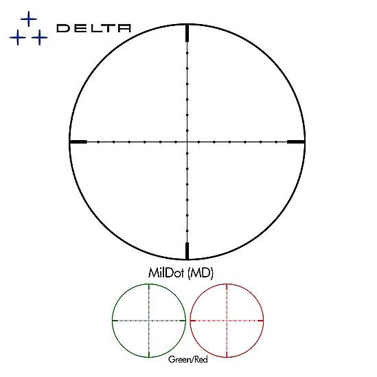 Richtkijker Delta Optical Entry 4x32 (1") SFP MilDot IR 4/5