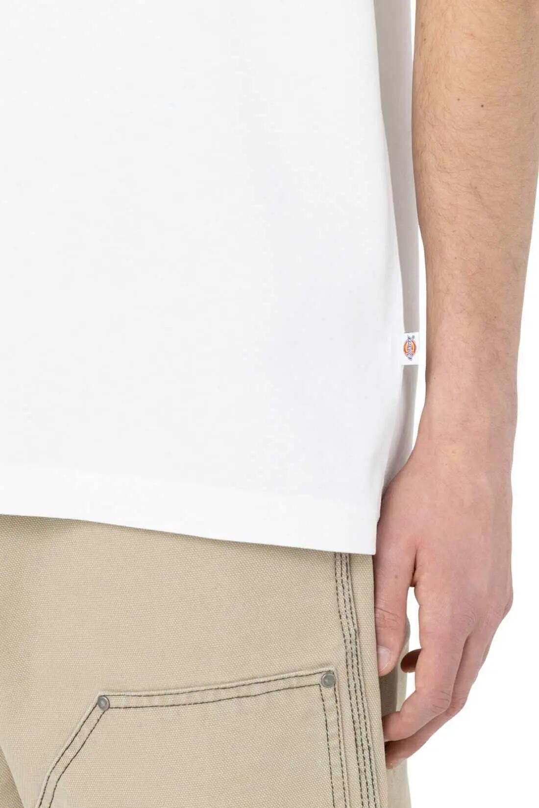 T-shirt pour homme Dickies Summerdale Blanc. 4/5