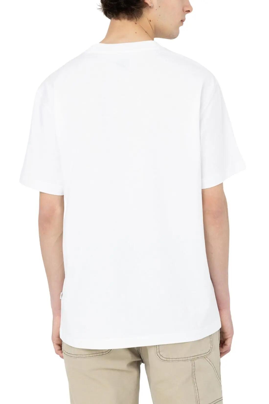 T-shirt pour homme Dickies Summerdale Blanc. 3/5