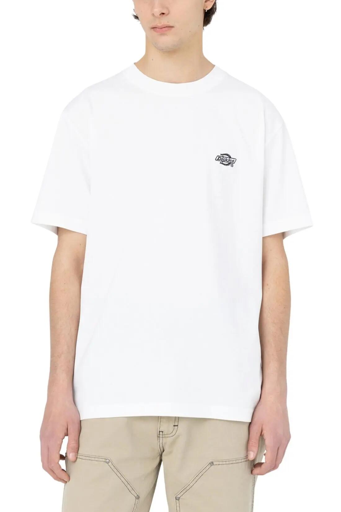 T-shirt pour homme Dickies Summerdale Blanc. 2/5