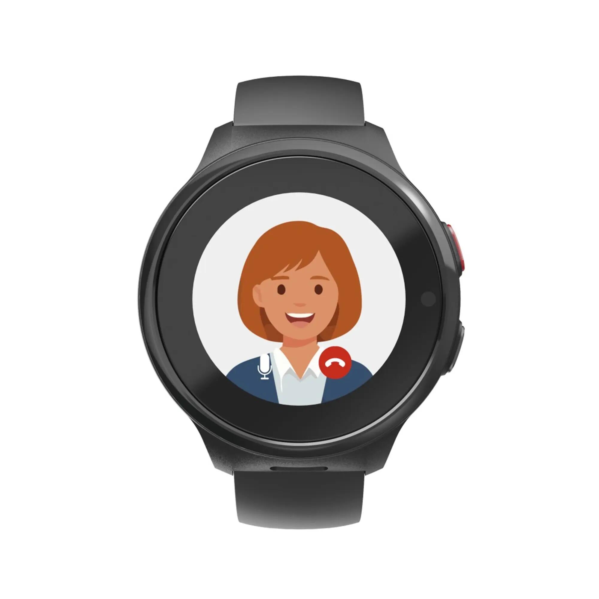 HAMA Smartwatch Kids m. GPS, SOS-Taste, Telefon, Black 7/9