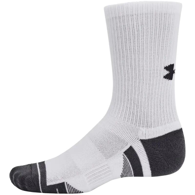 Chaussettes de sport Under Armour Performance Tech blanc lot 3 4/7