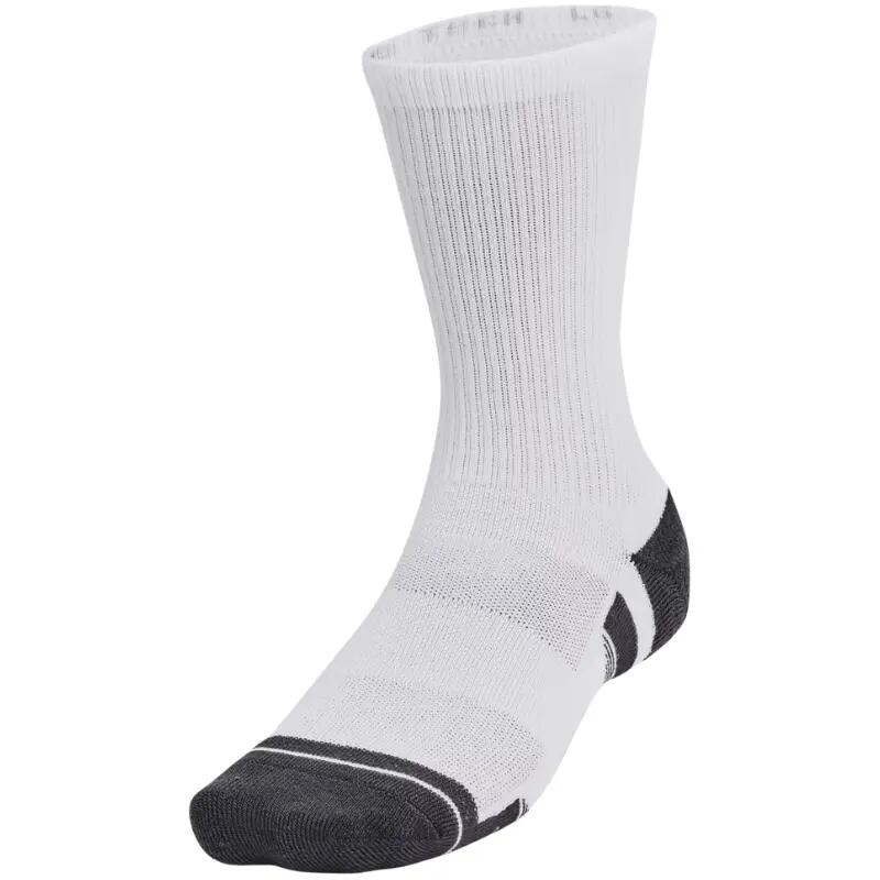 SOKKEN Under Armour Performance Tech 3-Pack Crew Socks, Wit, Uniseks 2/7