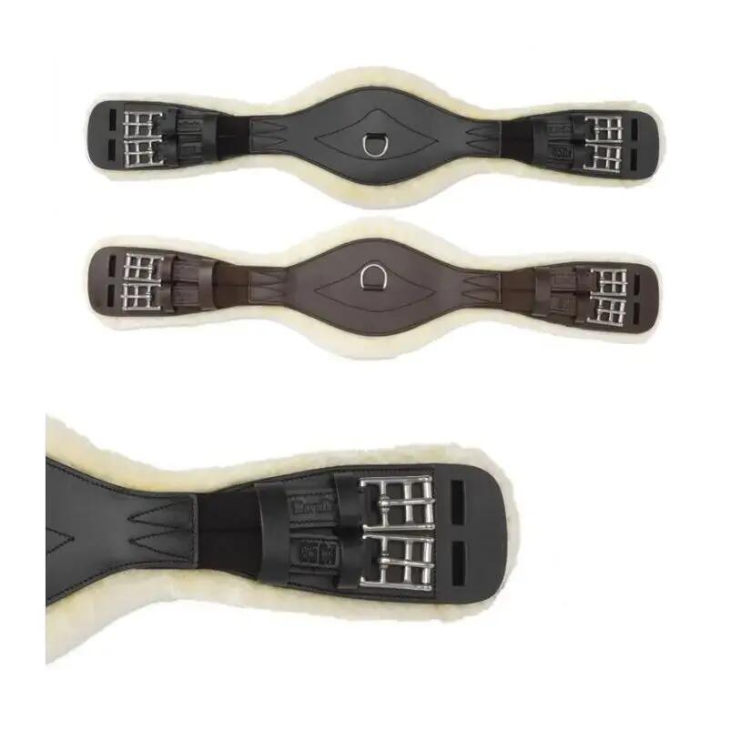 Sangle pour cheval courte fausse fourrure avec élastique Kavalkade Foster Comfor 2/2