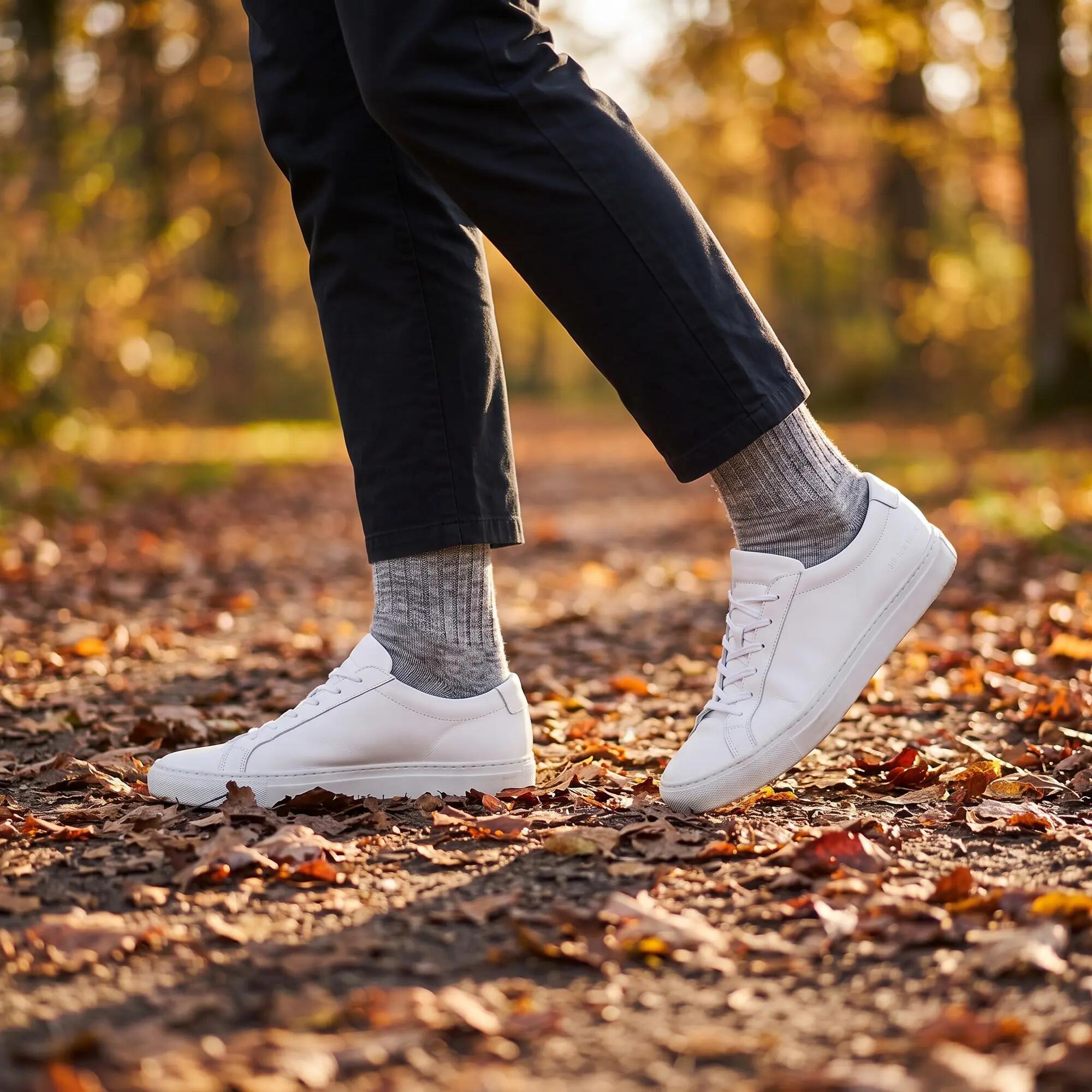 Damen Herren Freizeit Wollsocken dünn Alpaka Feinstrick weich im Sneaker 4 Paar 4/6
