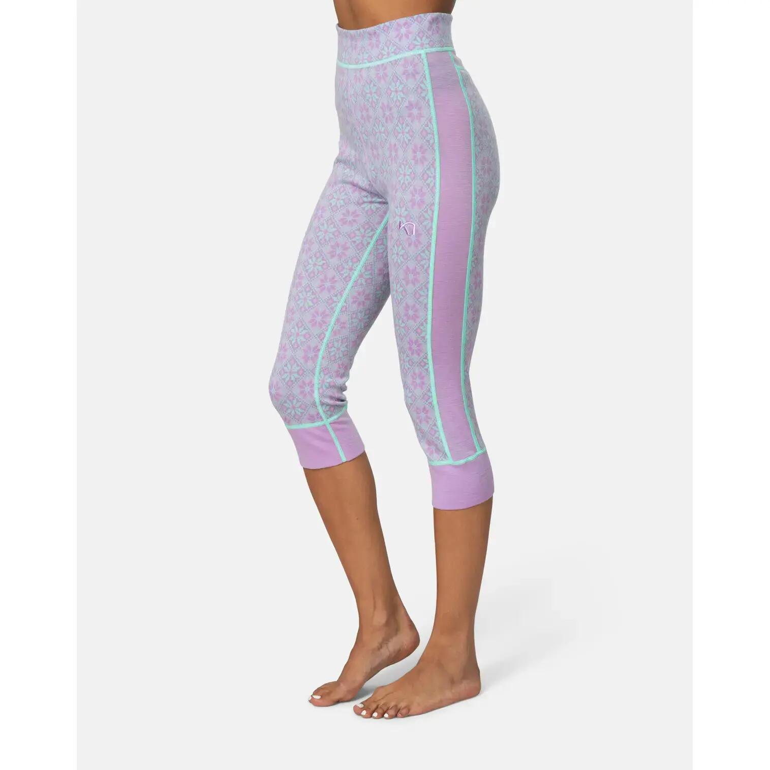 Legging 3/4 taille haute femme Kari Traa Rose 3/5