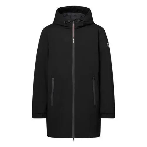 Cazadora Negra Ecoalf Pasu Jacket Black Repelente Al Agua Cómoda y Versátil 4/4