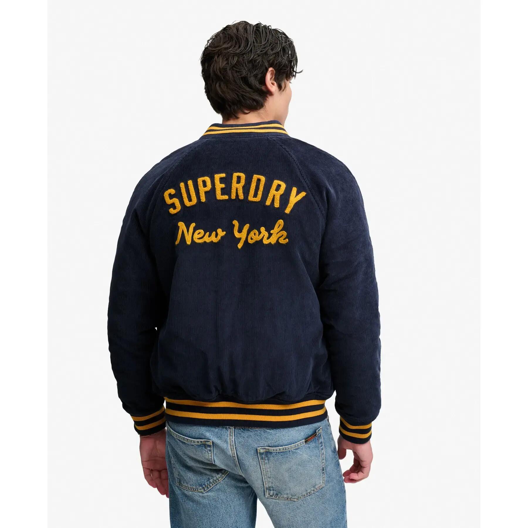 Blouson in velluto a coste Superdry Varsity 5/7