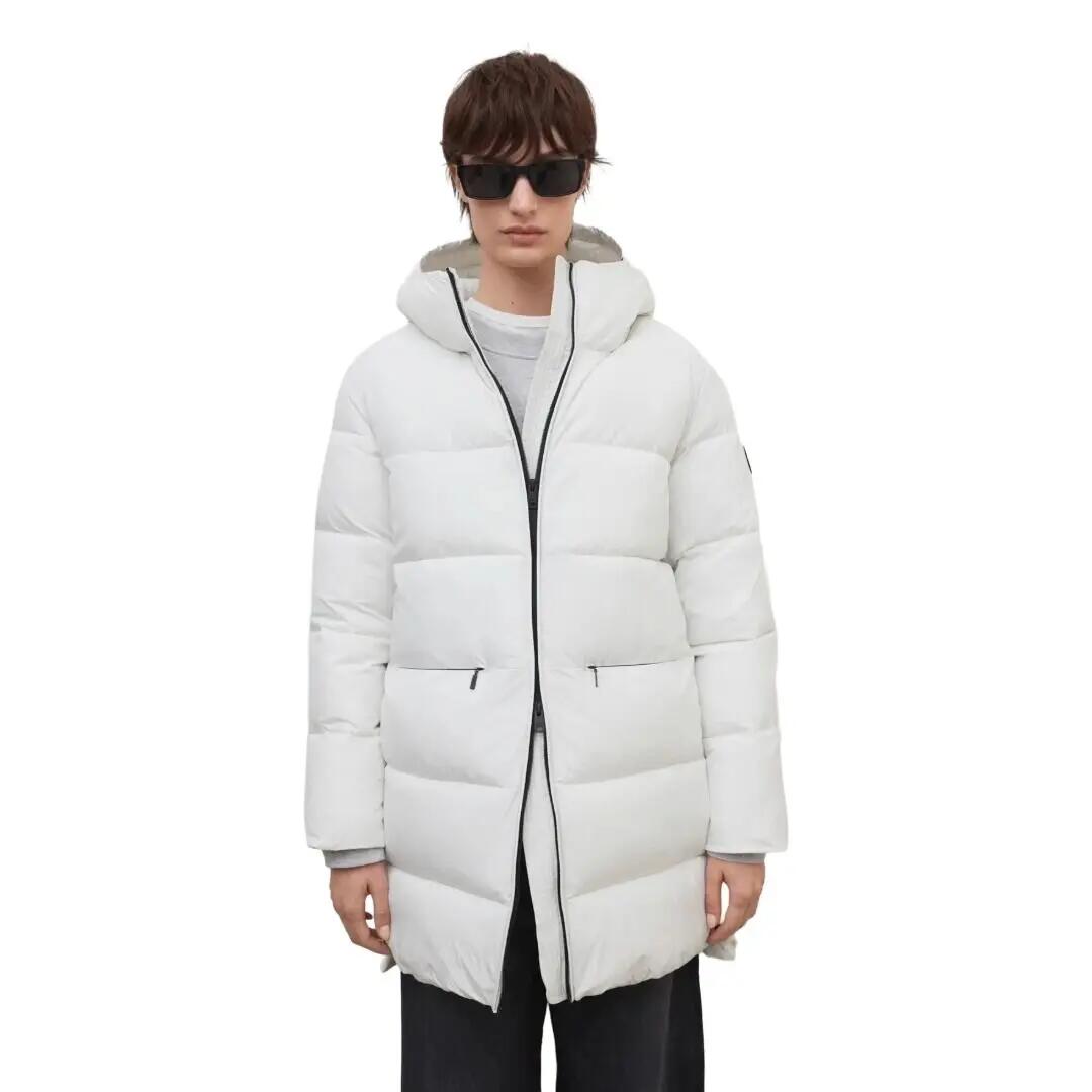 Cazadora Blanca Ecoalf Marangu Jacket Antartica Repelente Al Agua 2/4