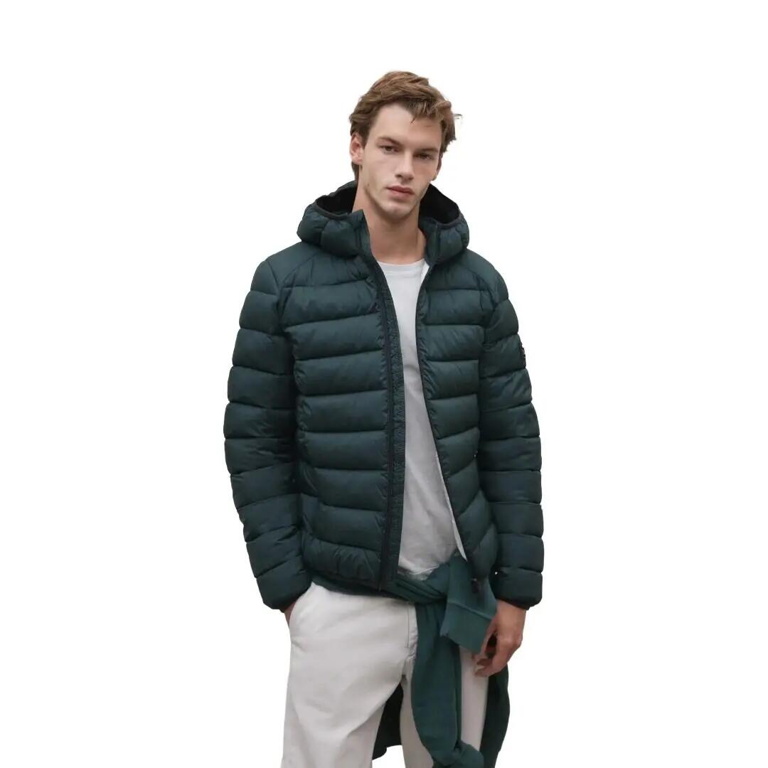 Cazadora Verde Ecoalf Aspenalf Jacket Cypress Repelente Al Agua 4/5