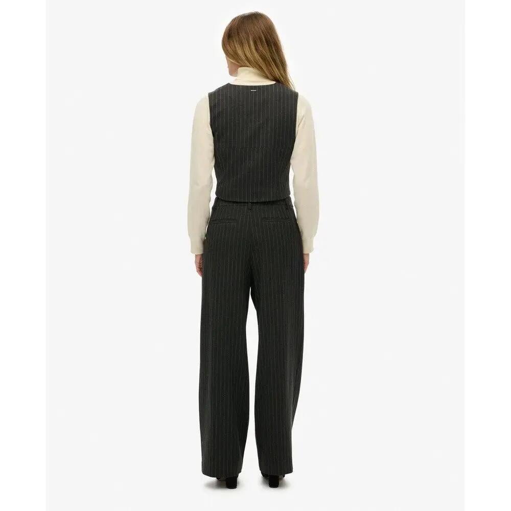 Women’s mid-rise striped trousers Superdry 5/7
