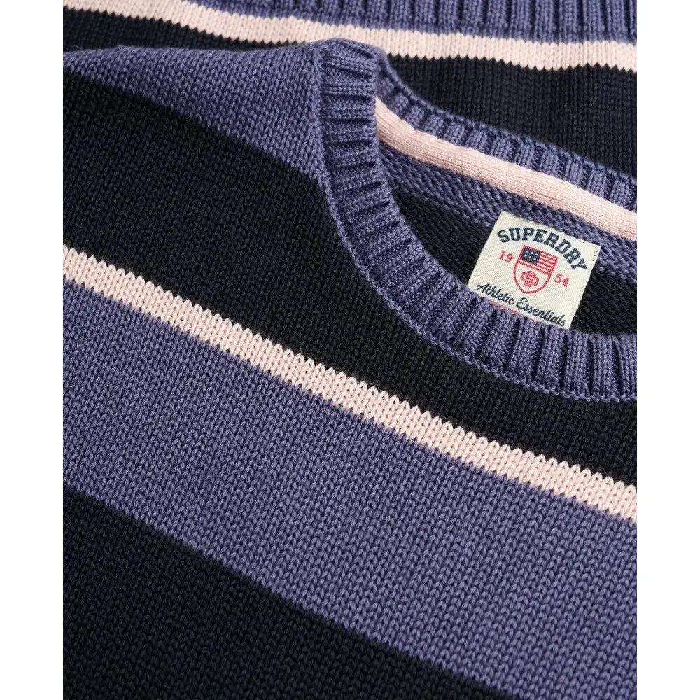 Gestreifter Oversize-Pullover für Frauen Superdry 2/2