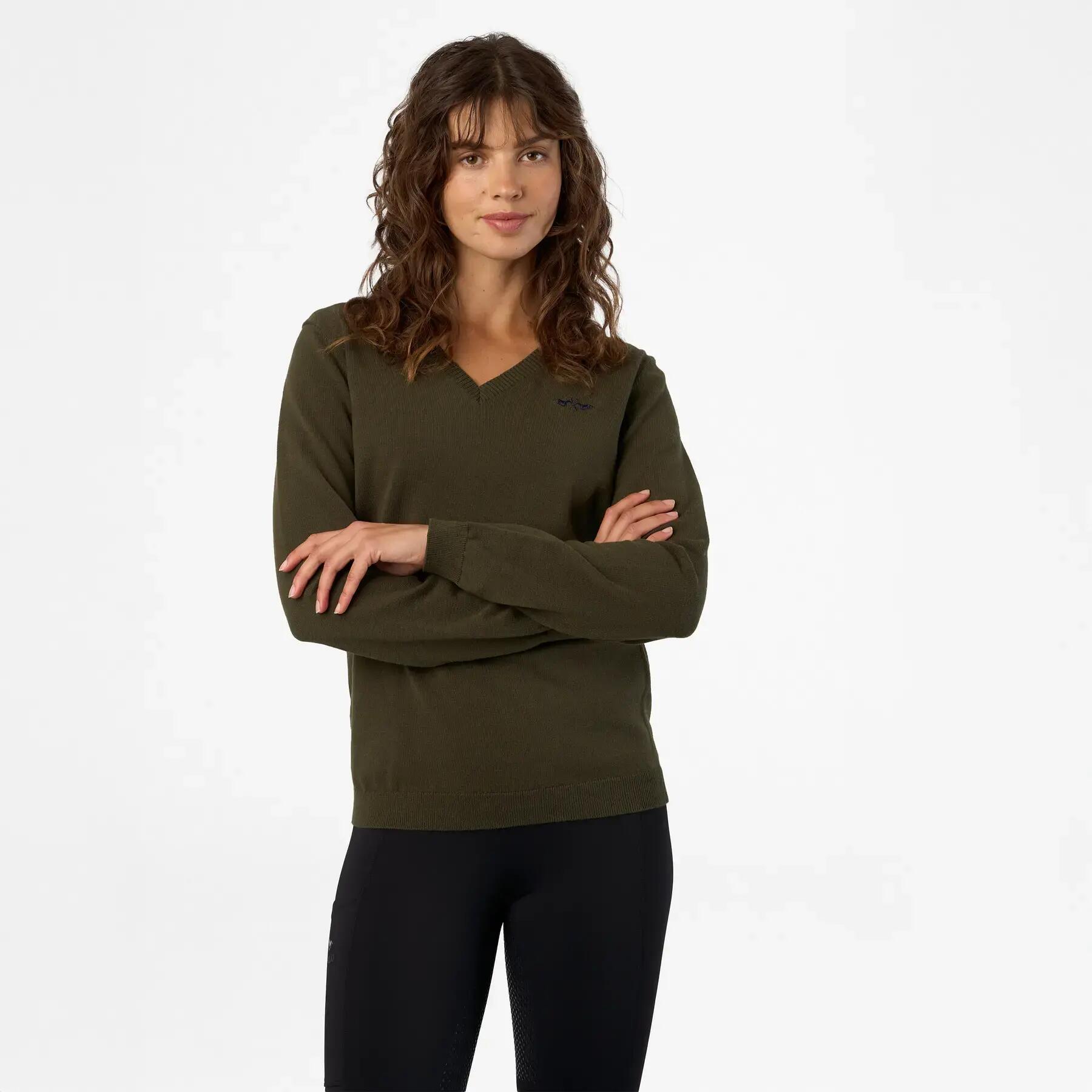 Damen V-Ausschnitt Pulli HV Polo Oralie 2/3