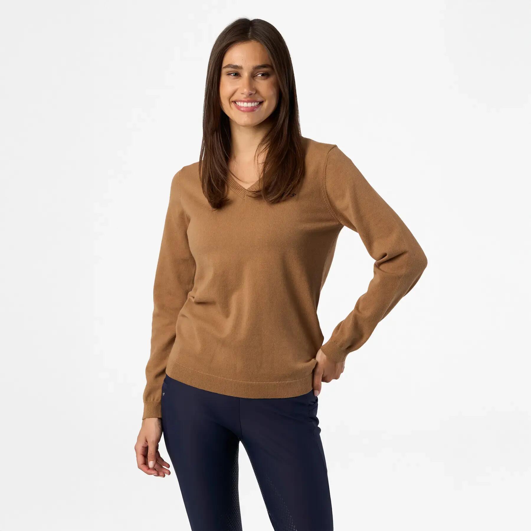 Pull col V femme HV Polo Oralie 2/3
