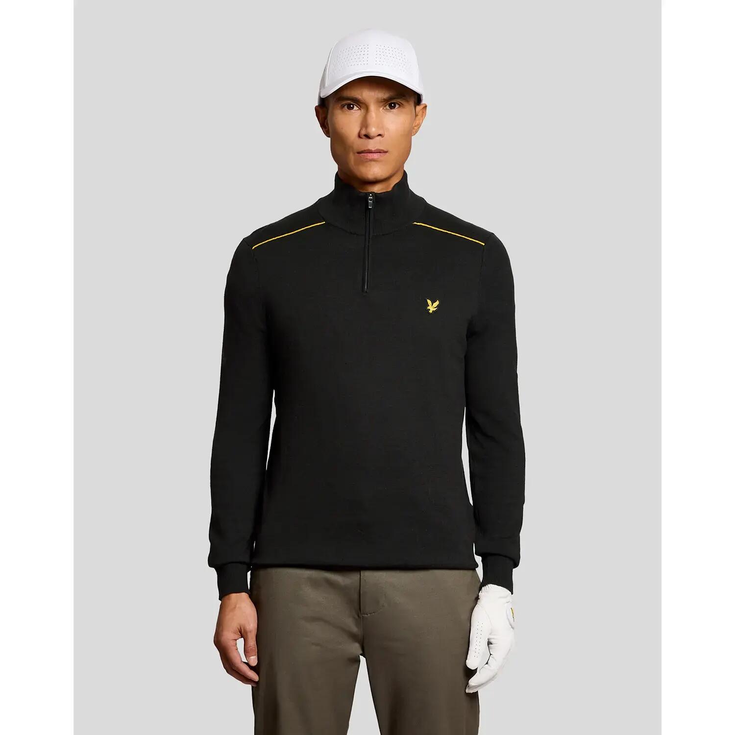 Pull 1/4 zip avec bordure Lyle & Scott 2/6