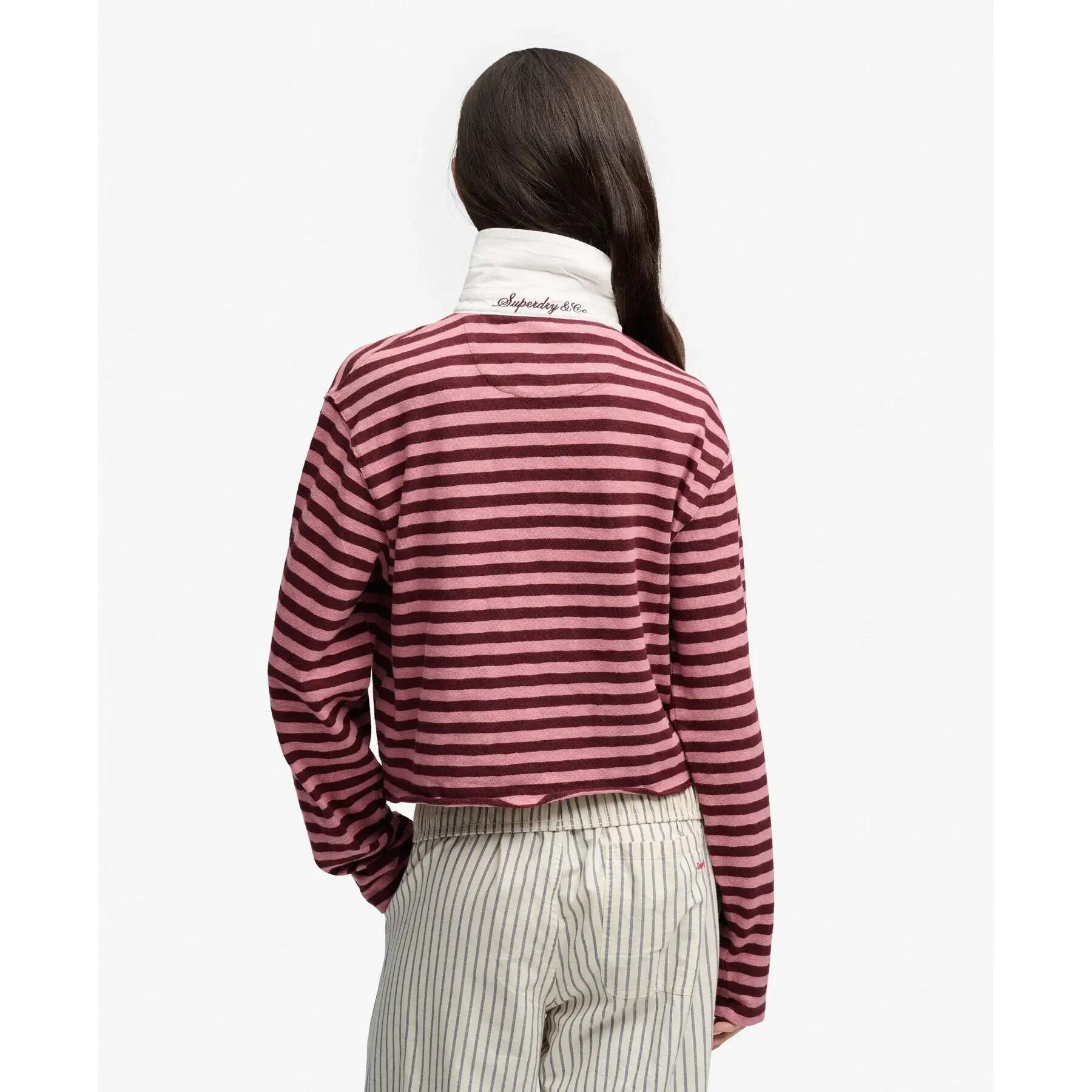 Women's long-sleeved polo shirt Superdry Athletic Essentials 5/7