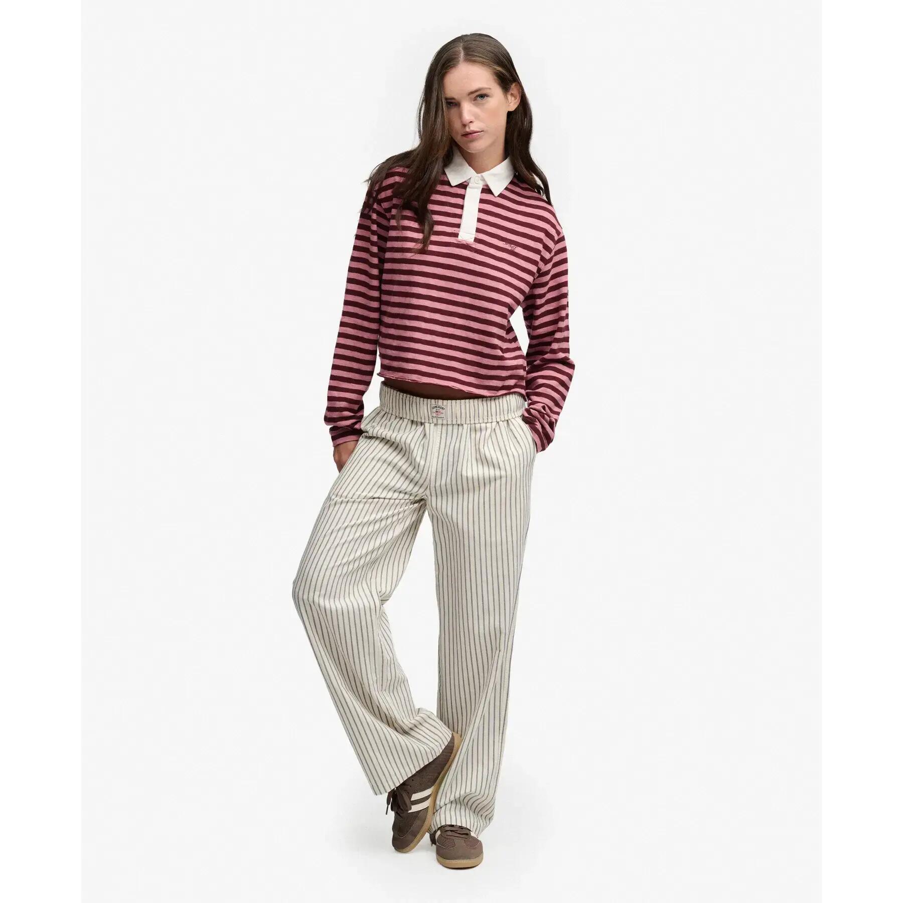 Women's long-sleeved polo shirt Superdry Athletic Essentials 3/7