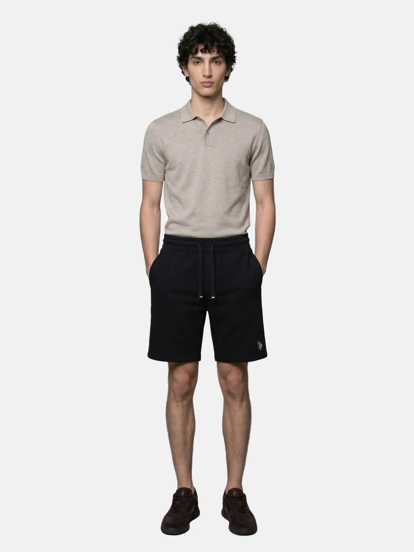Pantaloni Scurți U.S. POLO ASSN. 100% Bumbac Bărbați - Negru