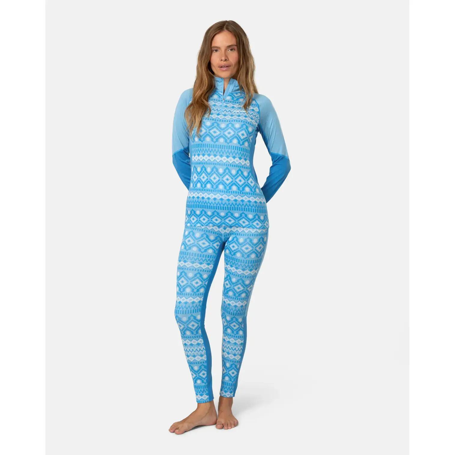 Maillot demi-zip manches longues femme Kari Traa Malia 5/5