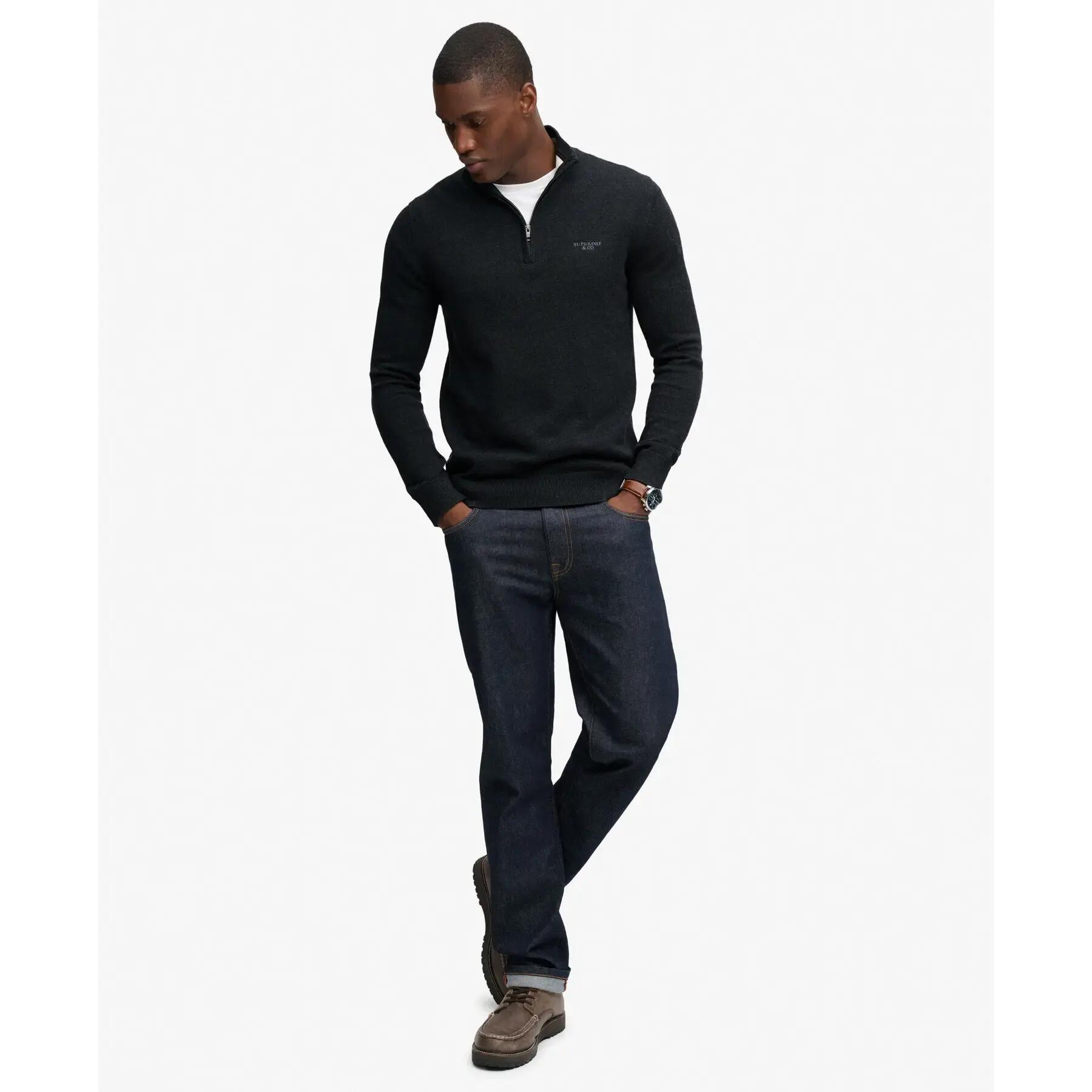 Trui met halve rits Superdry Prep Essential 4/7